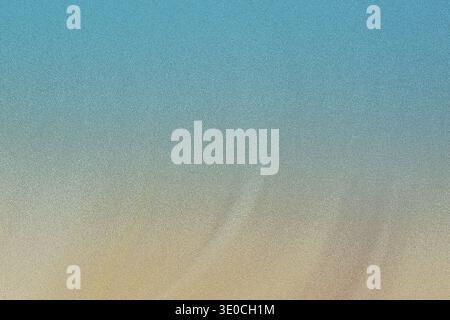 This image showcases a soft, out-of-focus gradient transitioning from a light blue at the top to a beige at the bottom. The texture is subtle and evok Stock Photo