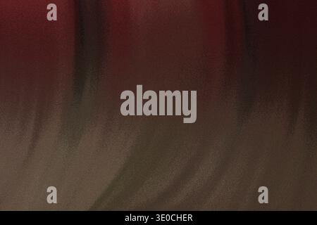 An abstract image featuring a blurred gradient transitioning from deep red at the top to muted olive green at the bottom. The texture suggests a flowi Stock Photo