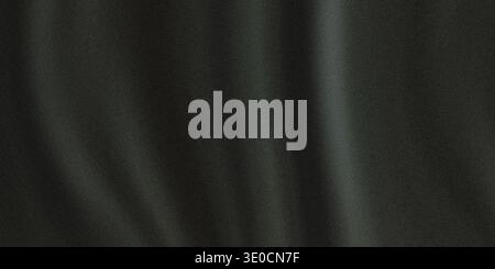 A close-up shot reveals the texture of dark green fabric, softly draped with subtle vertical folds and variations in shade. Stock Photo