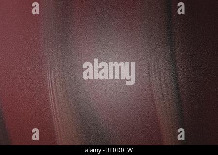 The image shows a detailed close-up view of a dark reddish-brown wooden surface. The wood grain runs vertically, and there's a slight light reflection Stock Photo