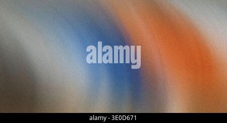 A digitally created abstract image featuring a blurred blend of blue and orange tones, creating a smooth, flowing effect. Stock Photo