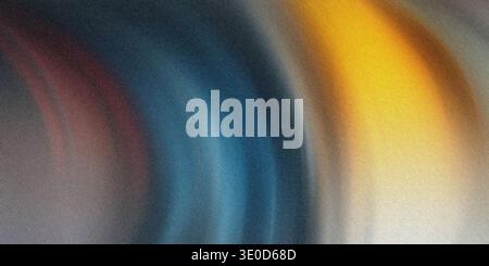 A blurred image showcasing a blend of teal, orange, and gray tones in a dynamic, swirling pattern. The colors create a sense of movement and fluidity. Stock Photo