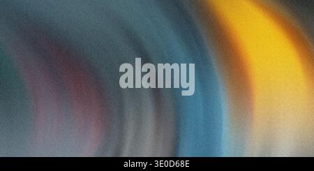 A blurred image featuring a blend of muted blues, grays, and a vibrant yellow creating a dynamic, swirling effect. Stock Photo