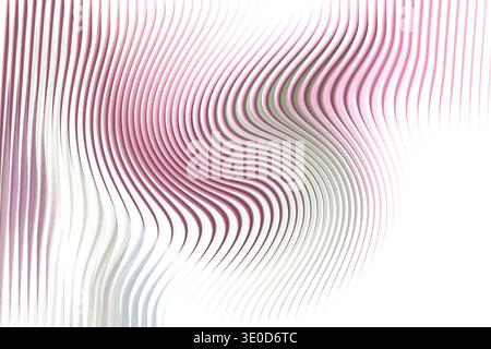 Abstract blurry image featuring a blend of pink and white colors creating a soft and dreamy effect Stock Photo