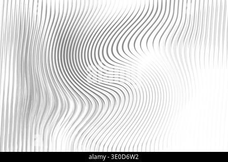 Abstract blurred grayscale image featuring flowing lines and soft gradients of light and shadow Stock Photo