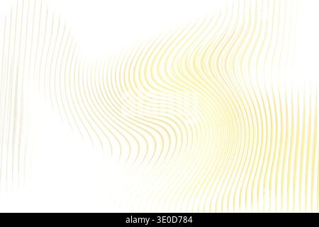 Abstract blurred background with soft yellow and white hues creating a gentle wave pattern effect Stock Photo