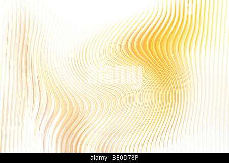 Abstract blurred background with shades of white and yellow creating a soft and dreamy texture Stock Photo