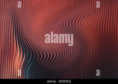 Abstract blurred background with shades of red orange brown and dark blue creating a soft effect Stock Photo