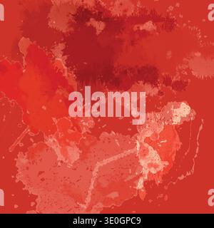 Abstract grunge texture red color background vector Stock Vector