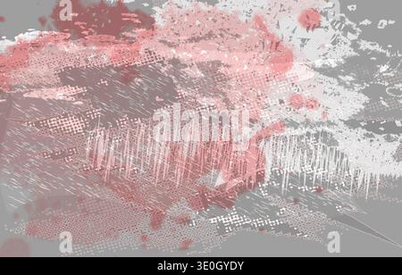 Abstract grunge texture pink color background vector Stock Vector