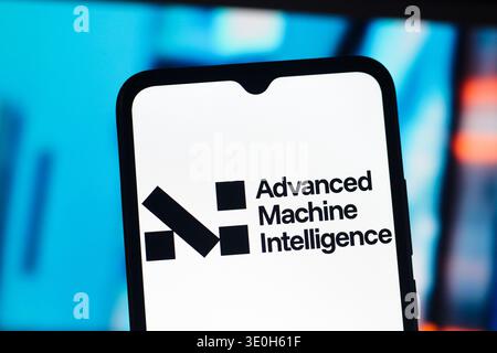 In this photo illustration, the AMI Labs (Advanced Machine Intelligence ...