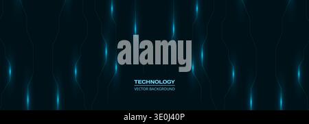 Dark vertical neon lines and glowing streaks, abstract background with deep contrast and pulse light, optimized for technology presentations, user Stock Vector