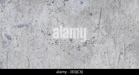 Light Gray Rough Concrete Wall Texture with Scratches and Grunge Surface, Neutral Cement Background for Industrial Design, Construction, Architecture Stock Photo