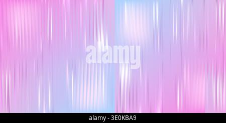A dreamy pastel pink and blue glass distortion background with smooth gradients and a soft blurry texture. Stock Vector