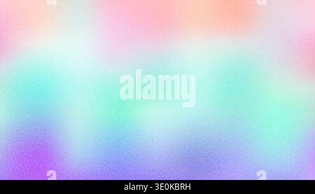 Grain gradient background with soft blurred effect, featuring turquoise and purple tones. Perfect for modern design, digital art, and branding. Stock Vector