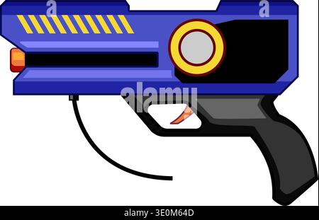 Laser tag toy weapon for exciting game play Stock Vector