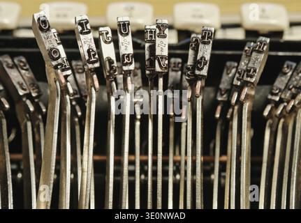 typewriter keys Stock Photo
