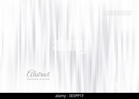 Abstract white background with silver effect. Light gray colour texture. Grey blue modern pattern. Gradient textur. Line patern. Lines geometric backd Stock Vector