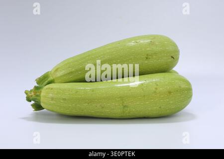 zucchini isolated on a white background Stock Photo