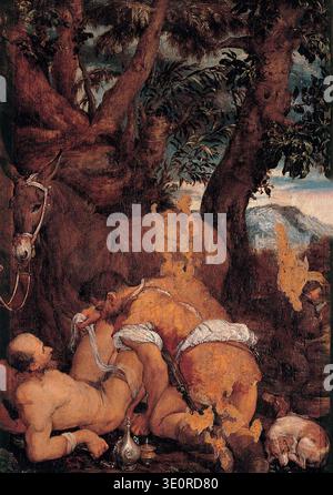 'The Good Samaritan' by Jacopo Bassano depicts the Biblical parable of ...
