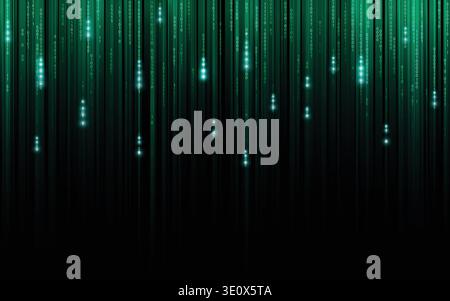 abstract futuristic binary background Stock Vector