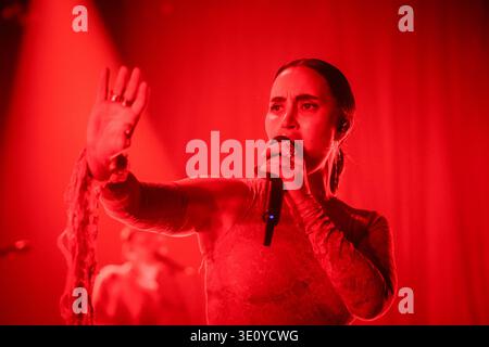 Oslo, Norway. 13th Mar, 2026. The Norwegian indie pop band Highasakite ...