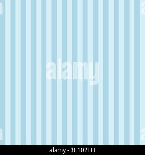 Seamless abstract pattern with blue vertical stripes. Linear blue background. Striped texture. Simple vector illustration. Stock Vector