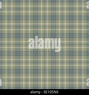 Carnival plaid seamless vector, argyle textile tartan fabric. Discount background check pattern texture in pastel and cyan colors palette. Stock Vector