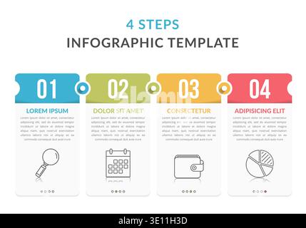 Infographic elements with numbers, icons and place for your text, workflow, process chart, steps or options, vector eps10 illustration Stock Vector