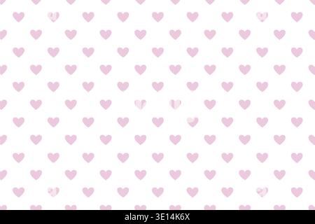 Seamless small heart pattern romantic Valentine's Day background design Stock Vector