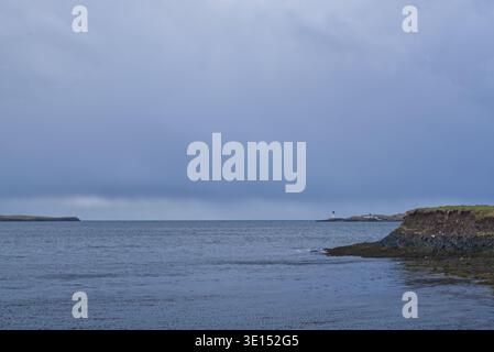 Entrance to Stornoway harbour Isle of Lewis Scotland Stock Photo