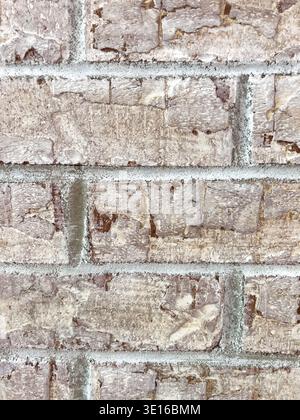 Vertical fireplace brick texture in detail Stock Photo