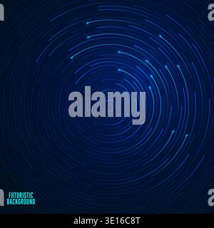 abstract lighting effect digital technology background Stock Vector