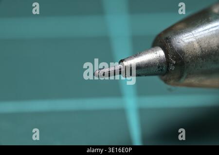 Close-Up of a Mechanical Pencil with Extended Lead Stock Photo