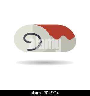 A simple icon of a delicious sweet sponge cake roll. Designed in a clean, modern, flat outline style. Ideal for cafe menus, food apps, and websites. Stock Vector