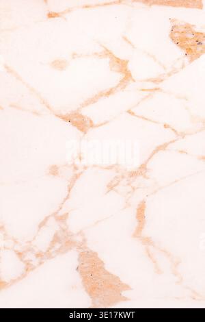 A close-up of exquisite marble texture, showcasing intricate veining in soft, earthy tones. Ideal for adding a touch of elegance and sophistication to Stock Photo