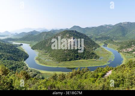 River Rijeka Crnojevića in Lake Skadar National Park, Montenegro Stock Photo