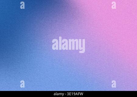 Bright blue, purple and pink colors gradually blending with subtle noise texture Stock Photo