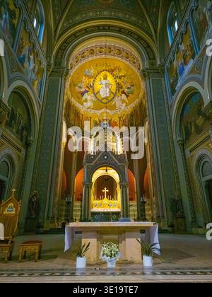 Prague, Czech republic, May 25, 2025: Interior of Church of St. Cyril and Methodius in Prague, Czech republic.IMAGE Stock Photo