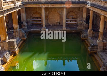 Roman bath in Bath, EnglandIMAGE Stock Photo