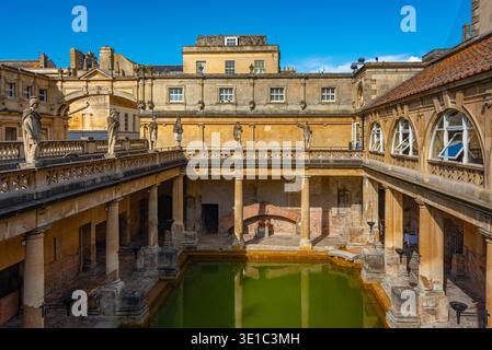 Roman bath in Bath, EnglandIMAGE Stock Photo