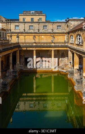 Roman bath in Bath, EnglandIMAGE Stock Photo