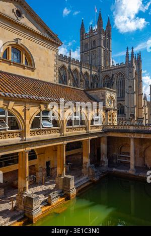 Roman bath in Bath, EnglandIMAGE Stock Photo
