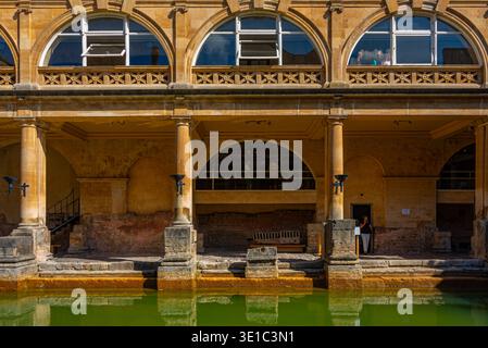 Roman bath in Bath, EnglandIMAGE Stock Photo