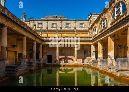 Roman bath in Bath, EnglandIMAGE Stock Photo