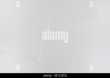 Minimal handmade paper texture light background Stock Photo