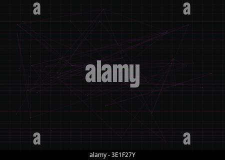 Pink AI Glitch Grid Background Stock Vector
