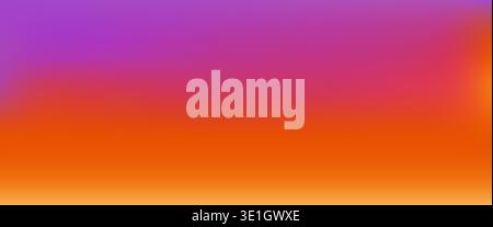 Vibrant sunset gradient background with warm yellow, orange purple hues blending into soft tones, perfect for autumn designs and seasonal projects. Ve Stock Vector