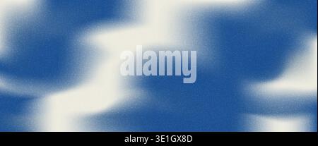 Dark grey blue and white grainy wave texture. Background with blur sand gradation. Liquid speckle noise soft template for trendy design. Vector abstra Stock Vector