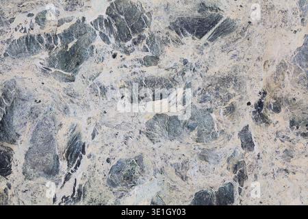 Marble texture background. Blue breccia marble or serpentinite stone surface backdrop. Stock Photo